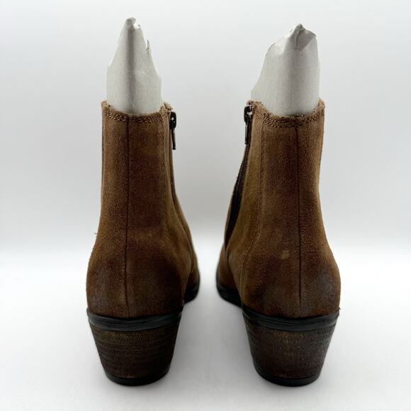 Josef Seibel Womens Daphne 44 Booties EU 38 US 7-7.5M Brown Velour Leather NWOB - Picture 11 of 13